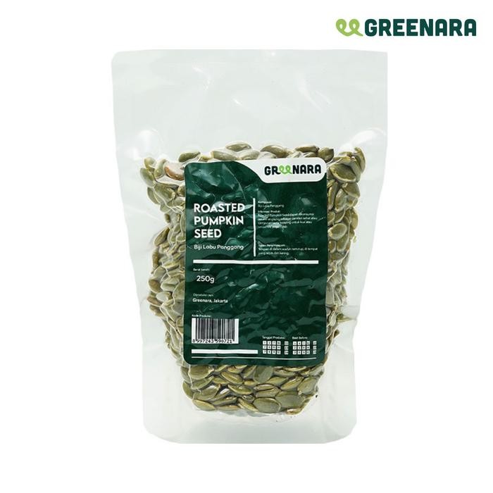 

PROMO-[Best Quality] Greenara Roasted Pumpkin Seed 250gr / Biji Labu Panggang / Snack Cemilan Sehat