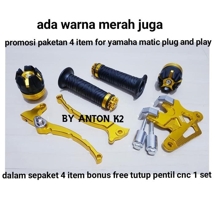 JALU AS DEPAN-HANDGRIP-HANDFAT AKSESORIS VARIASI MOTOR MIO J-GT-MIO S - Merah