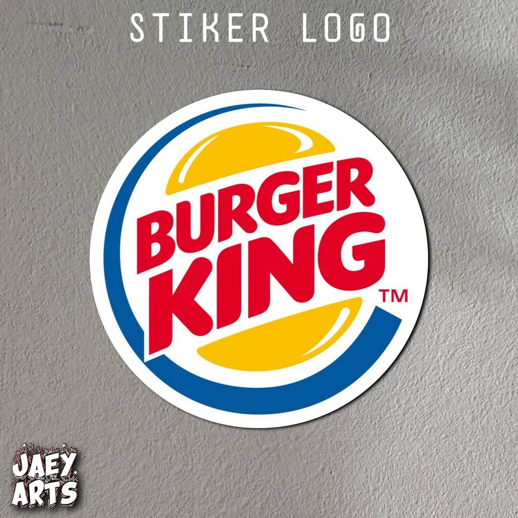 STIKER LOGO BURGER KING