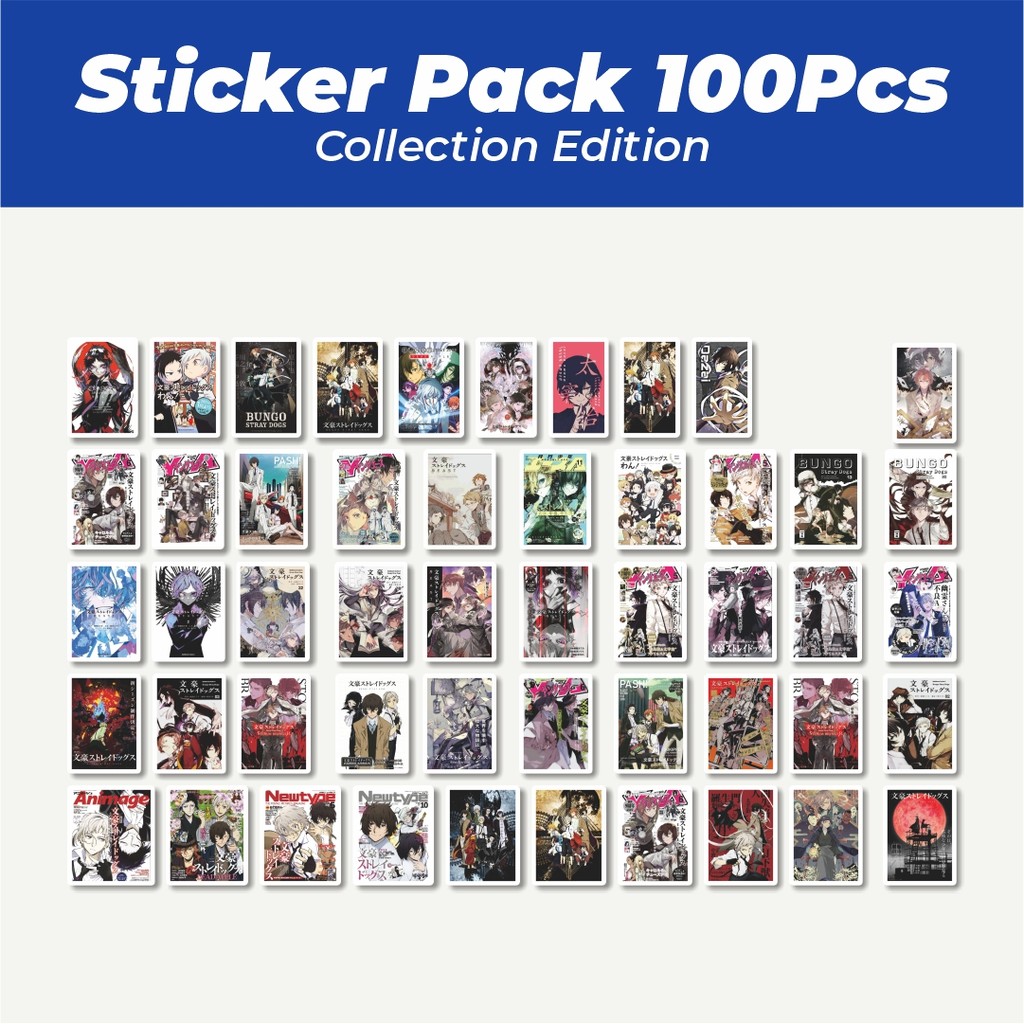 

Hot Stiker Mang Bungo Stray Dogs Series 2 Lucu Anti Air Stikers Berperekat Waterproof Sticker Decal Buat Motor Helm Buku Journal Koper Casing HP Laptop Botol Minum