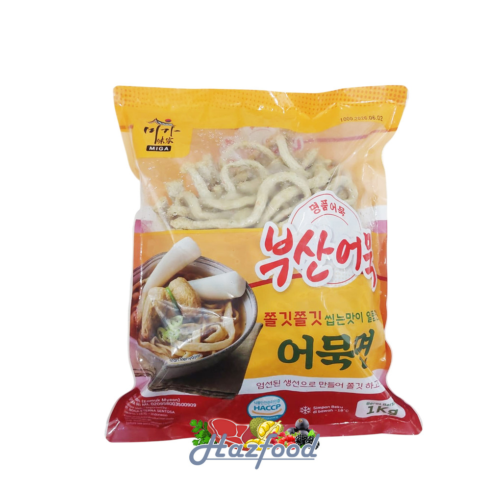 

MIGA Eomuk Mie 1 Kg / Odeng Mie Korean / Eomuk / Fish Cake - 1 Kg