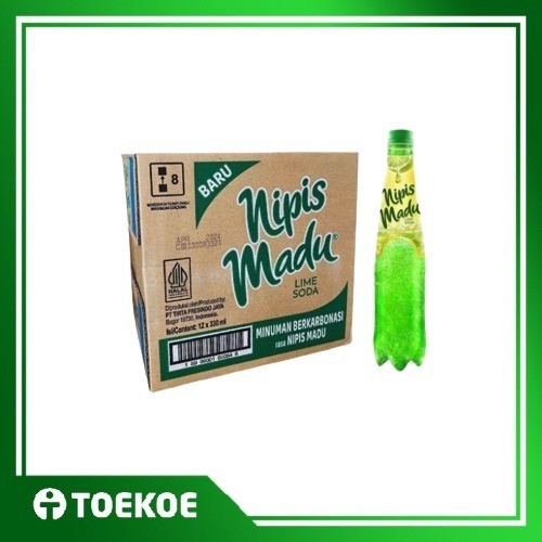 

TOEKOE Nipis Madu Minuman Lime Soda 330ml (1 Dus Isi 12 Botol) / Minuman Bersoda