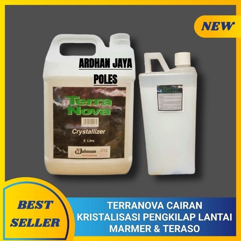 Terranova Crystallizer Obat Poles Marmer Teraso Jadi Mengkilap