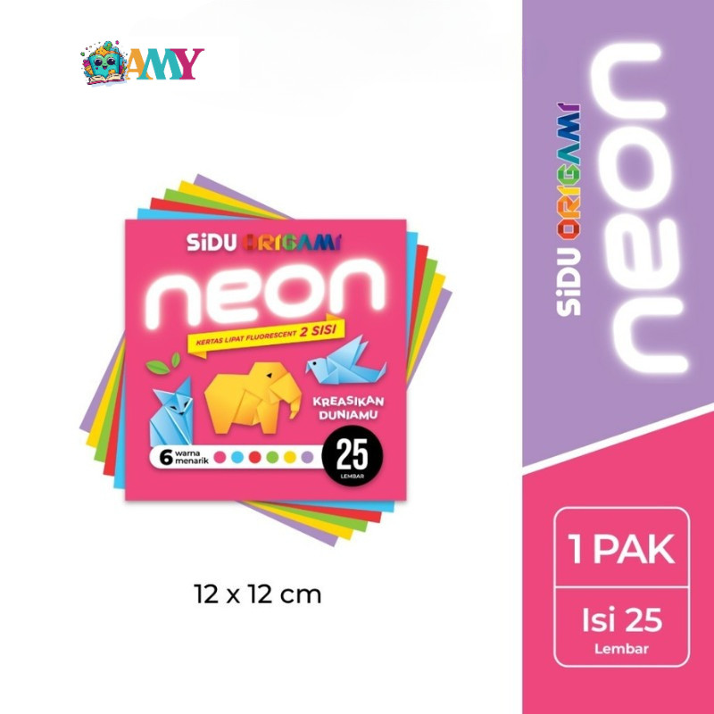 

SIDU ORIGAMI 25 K FLO 12X12CM AMY STASIONARY