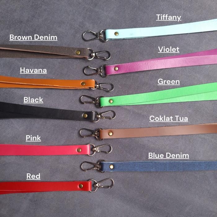 

Tambahan Tali Lanyard Kulit Sintetis Premium Jozz Bozz - Hitam