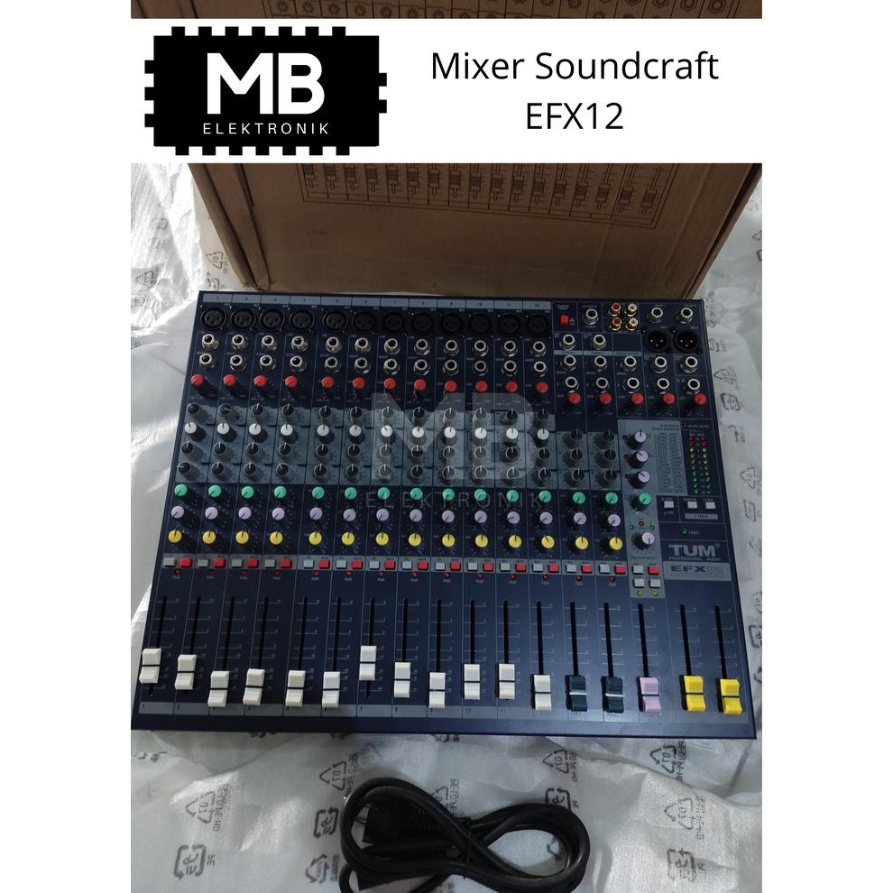 Mixer 12 Channel Soundcraft EFX12 - Audio Mixer