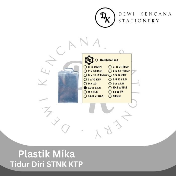 

Plastik Mika Name Tag Id Card 0,13 Micron 1 Pak Isi 100 pcs - 10x14,5 Berdiri
