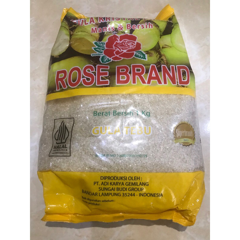 

Rose BRAND GULA PASIR 1kg KUNING