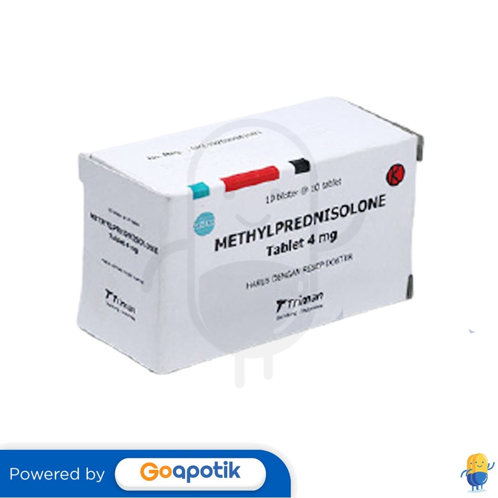 Methylprednisolone Triman 4 Mg Box 100 Tablet