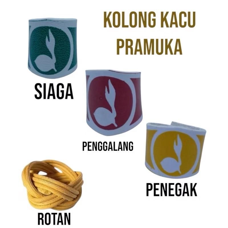 

[SB] Kolong Hasduk Pramuka Kalep Ring Kacu Siaga penggalan Penegak Tali Kur Pluit Pramuka SD SMP SMA Siaga Penggalang Penegak Koor Pluit Besar Kecil Tanggung Pramuka Perlengkapan Anak Sekolah Pramuka