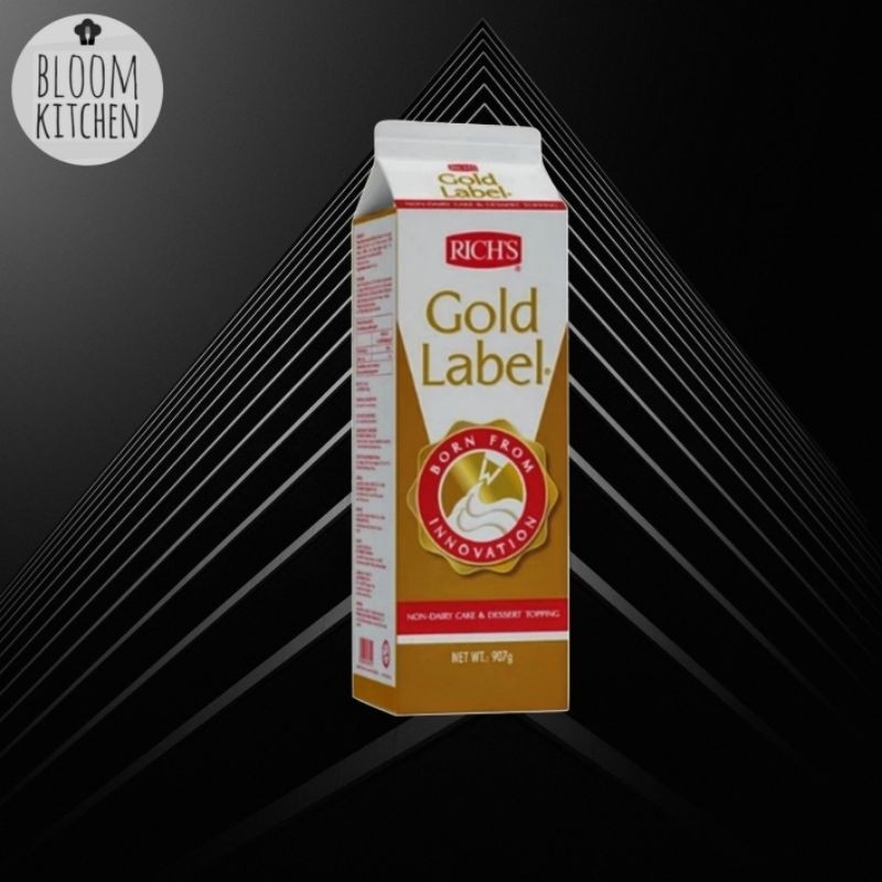 

RICH'S GOLD LABEL Whipping Cream 907 gram Richs Label Emas 907gr Rich