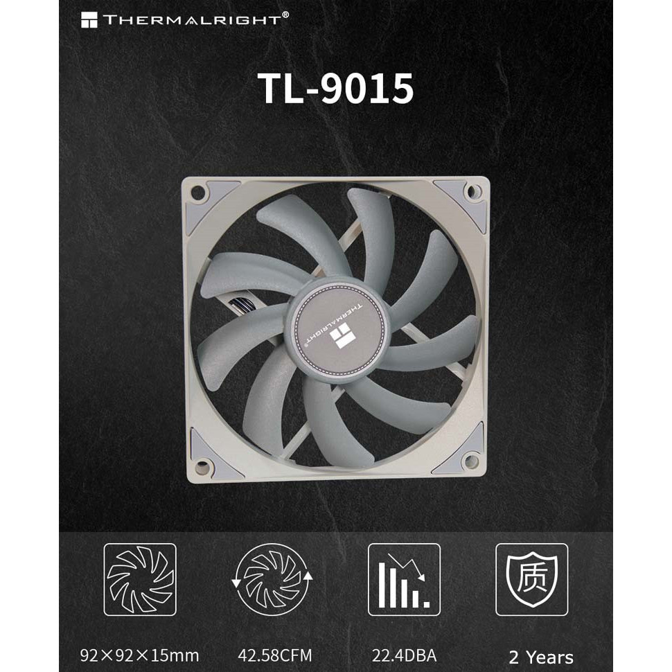 Thermalright TL-9015 9cm ultra-thin fan hydraulic bearing 9cm 4pin PWM 2700rpm  assis fan
