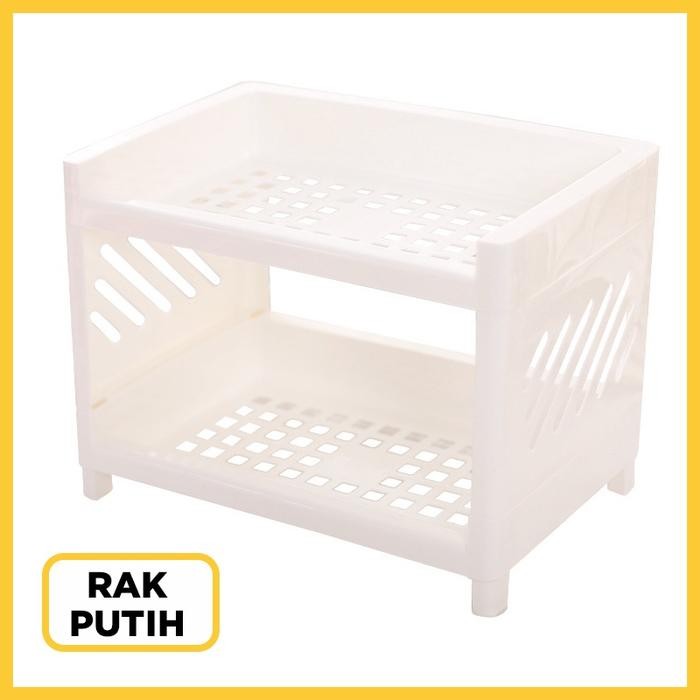 

Paus Biru - Rak Serbaguna Portable Murah / Meja Plastik Kosmetik Mini / Rak meja kecil multifungsi - PUTIH