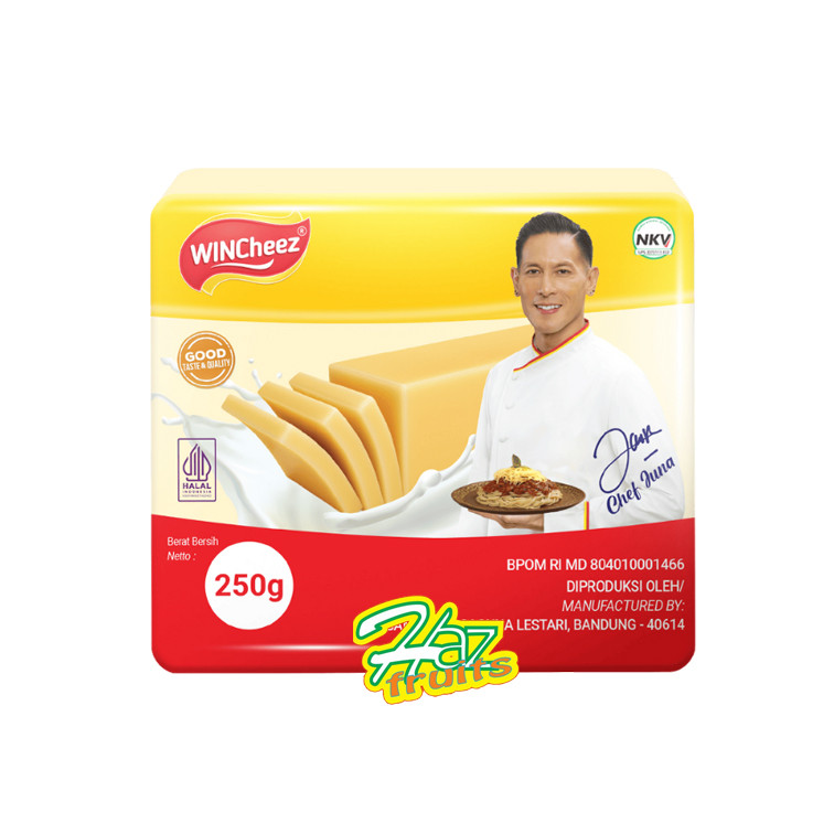 

WINCheez Keju Regular 250 Gram - Keju Block