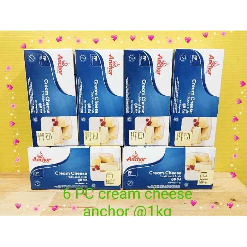

ANCHOR CREAM CHEESE 1KG/KRIM KEJU ANCHOR