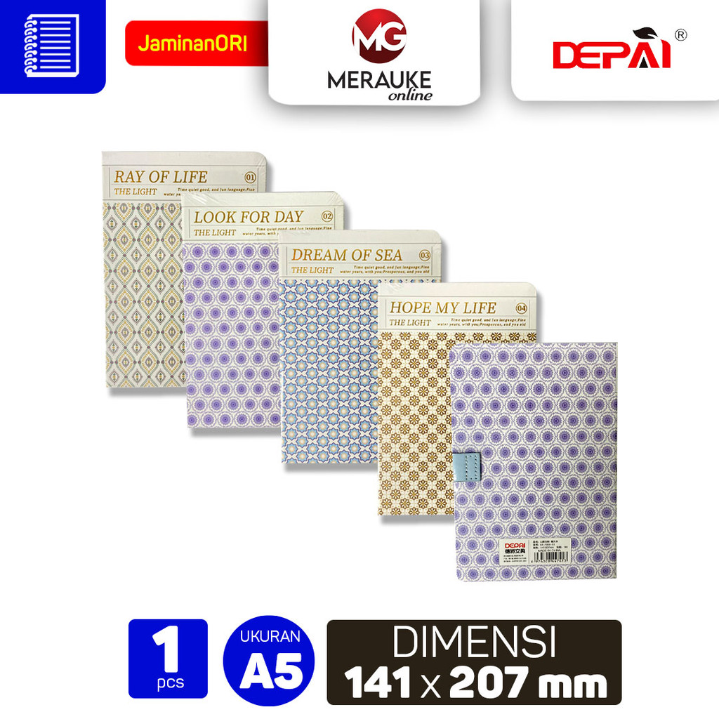 

DEPAI Notebook Magnet A5 7000 13 Buku Catatan Aesthetic Buku Agenda