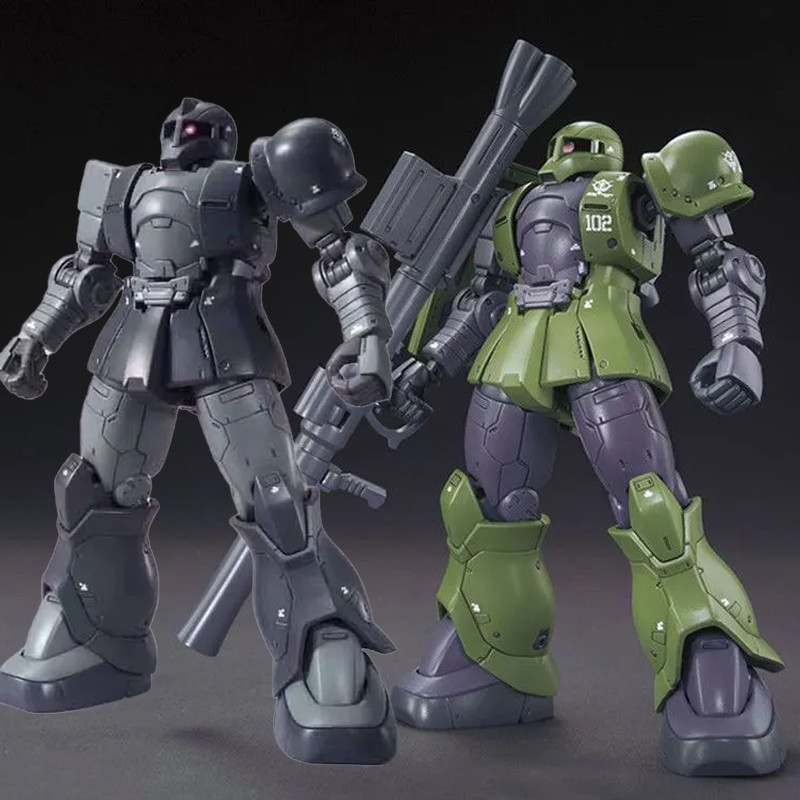 GTO MS-05 Zaku I 018/009 HG 1/144 Kycilia's Forces Denim/Slender  Mech Assembly Model Kit Action Fig