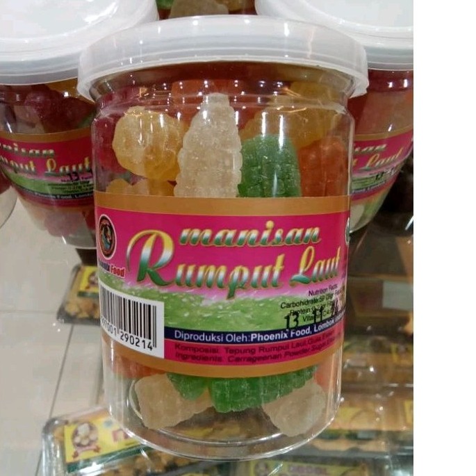 

Manisan Rumput Laut Toples Kecil 200 gr
