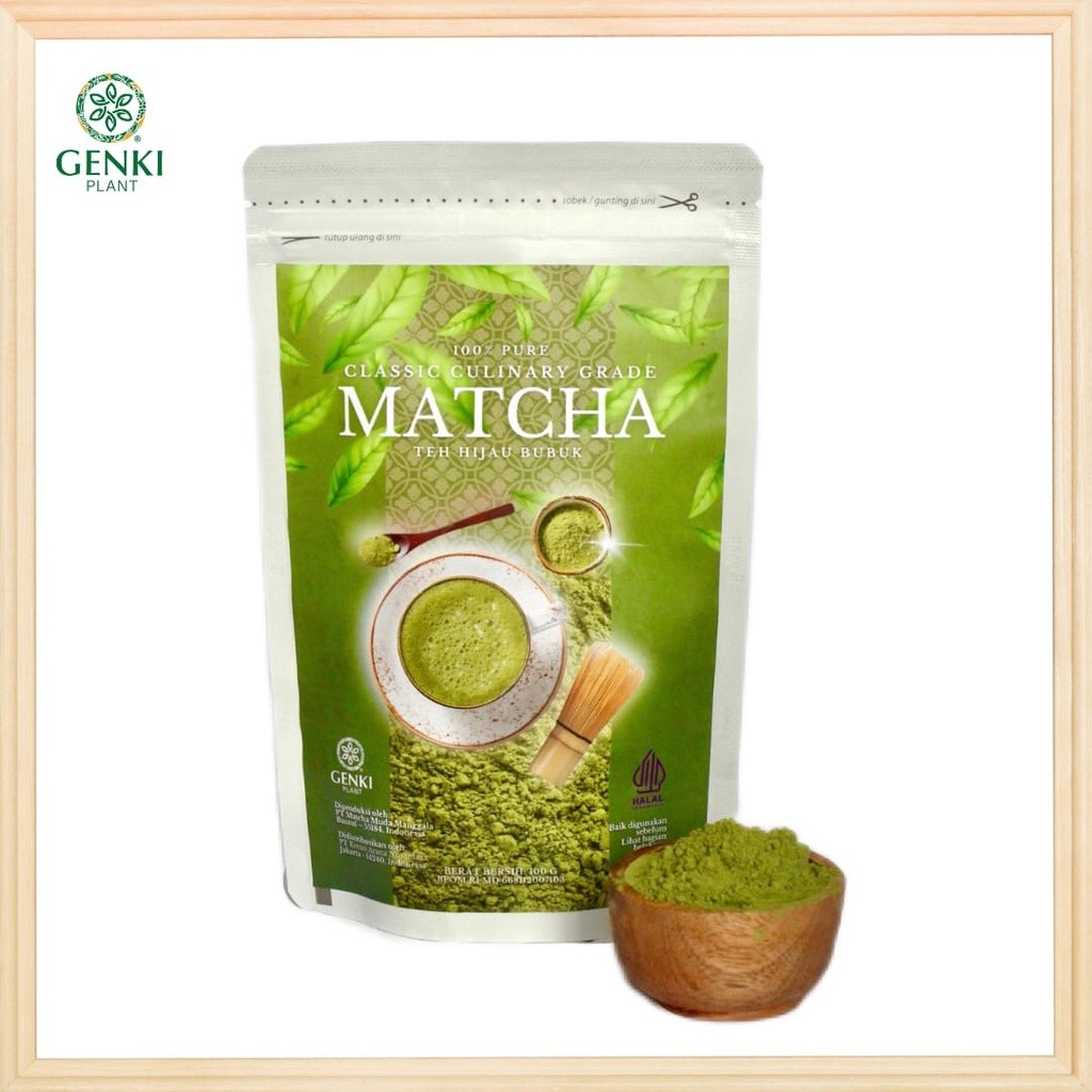 

ready Genki Plant Pure Japanese Matcha Powder - 100 g