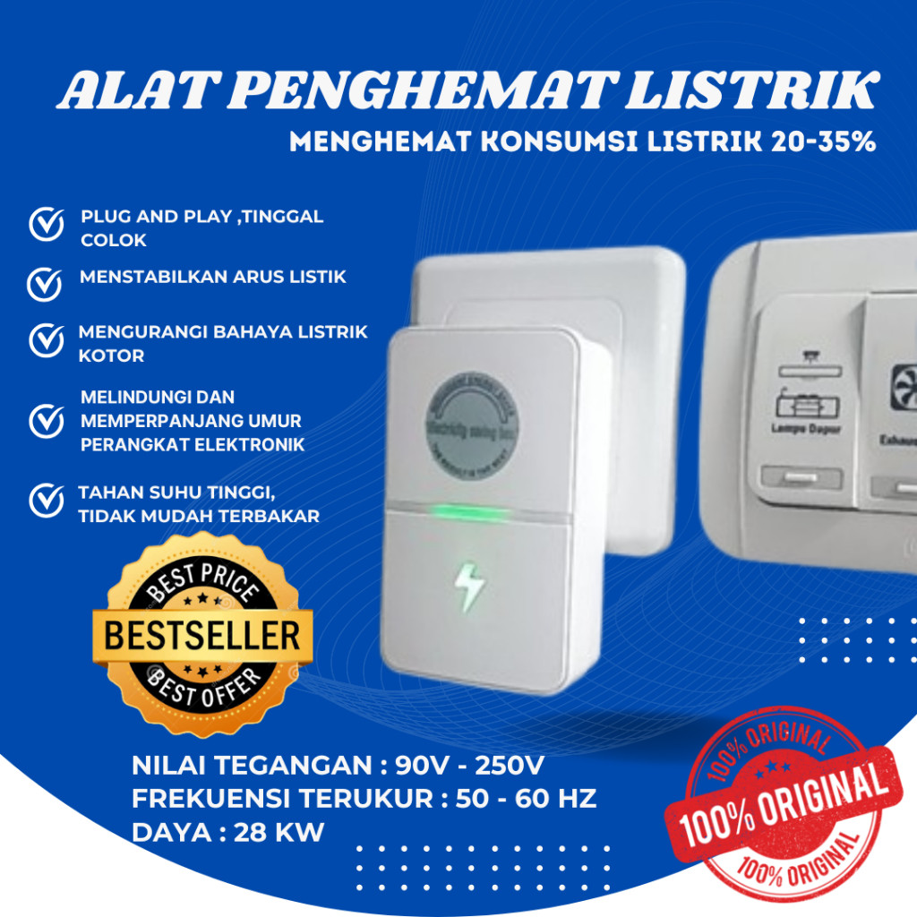 Stabilizer Listrik Alat Penghemat Listrik 900 Watt Hemat Daya Stavol Stavolt Listrik Box Stabiliser