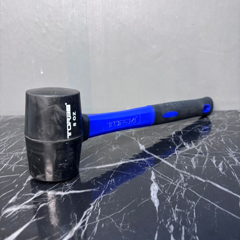 Palu Karet Palu Lantai Keramik / Palu Granit Gagang Besi Martil Rubber Hammer Handle High Quality