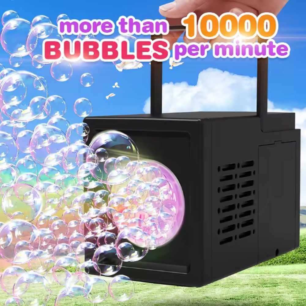 

YU JIA FENG Mesin Pembuat Gelembung Mini Bubble Machine 10 Hole - NO.030