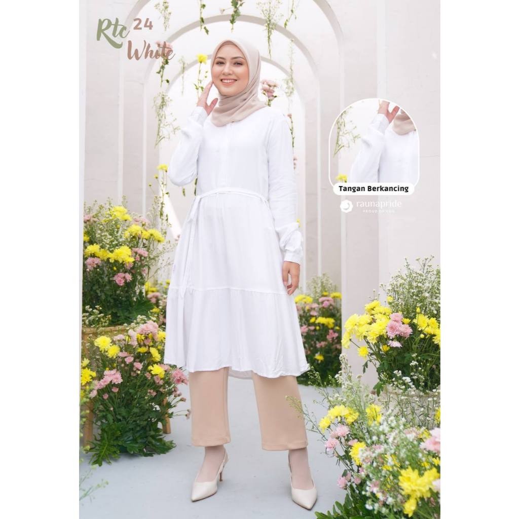Rauna Pride - Atasan Wanita -RTC 24 White