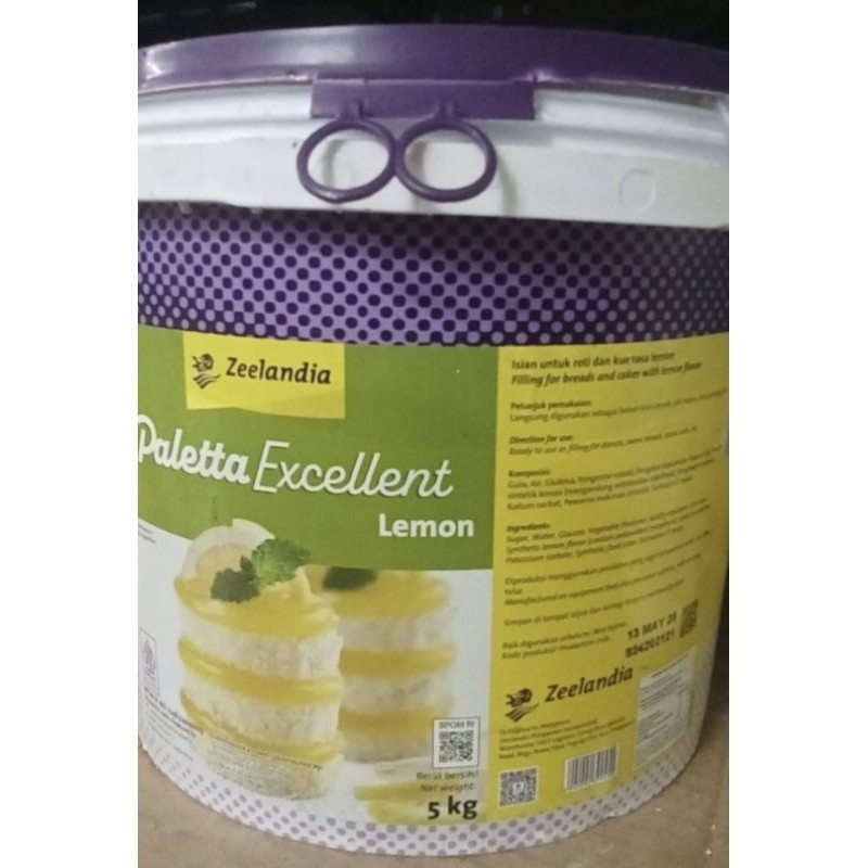 Paletta Lemon Zeelandia/Selai Lemon Zeelandia 5Kg