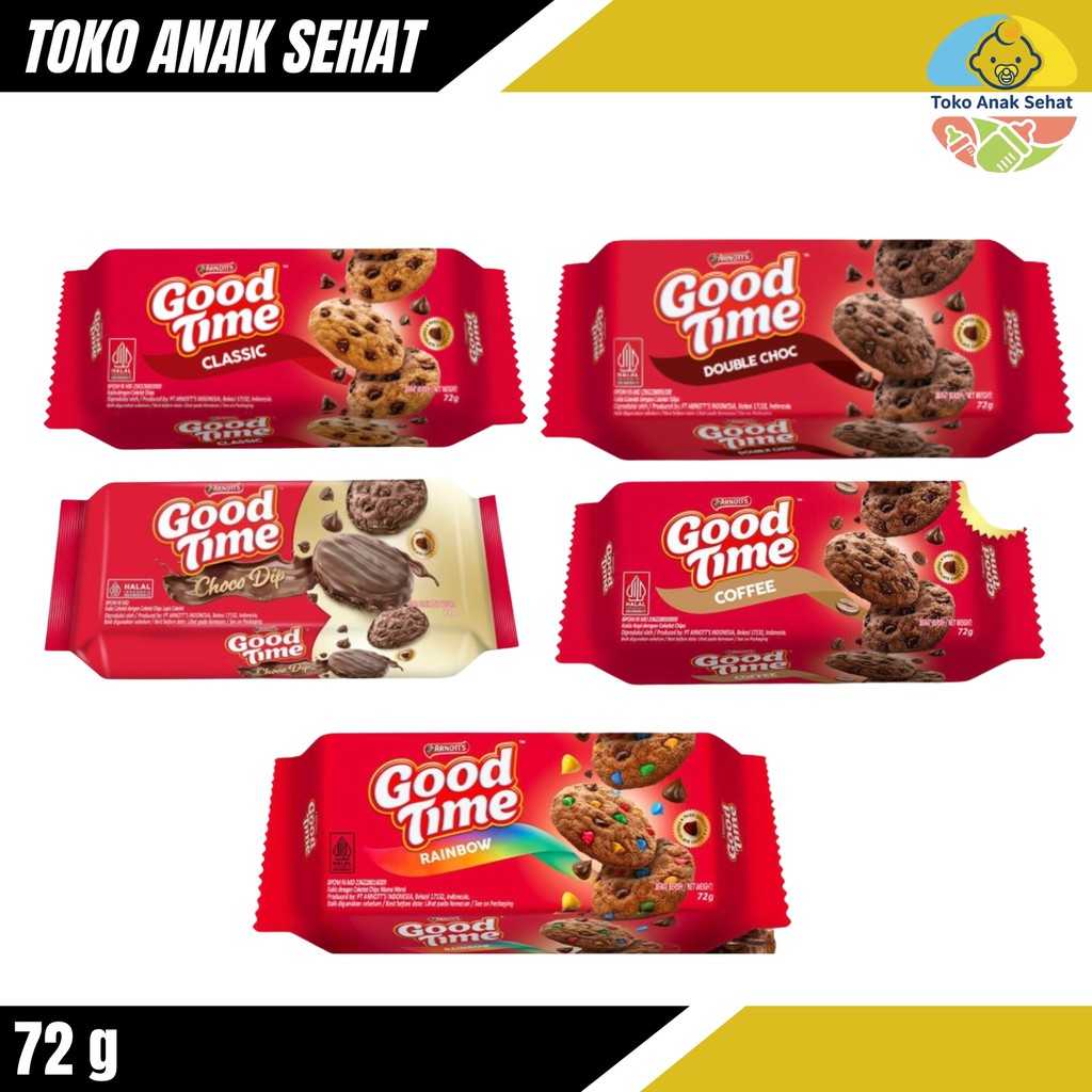 

Good Time Cookies Arnott 72 Gram Anak Sehat Bogor