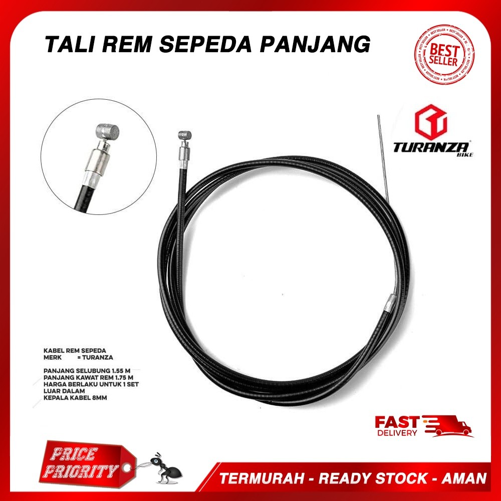 NAJMAHJAYASHOP Tali Rem Sepeda / Kabel Rem Sepeda Lipat, MTB, Fixie TURANZA UNIVERSAL