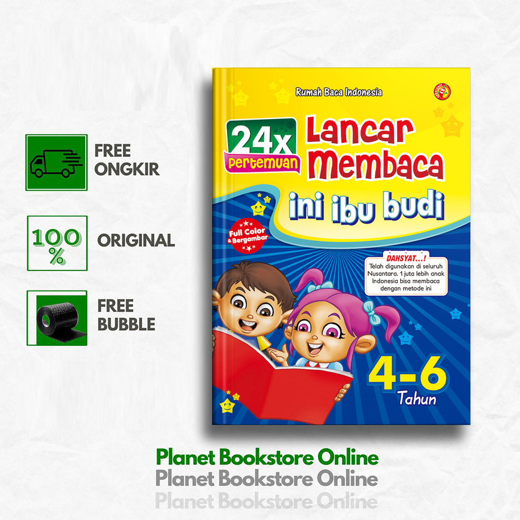 Buku 24x Pertemuan Lancar Membaca Ini Ibu Budi