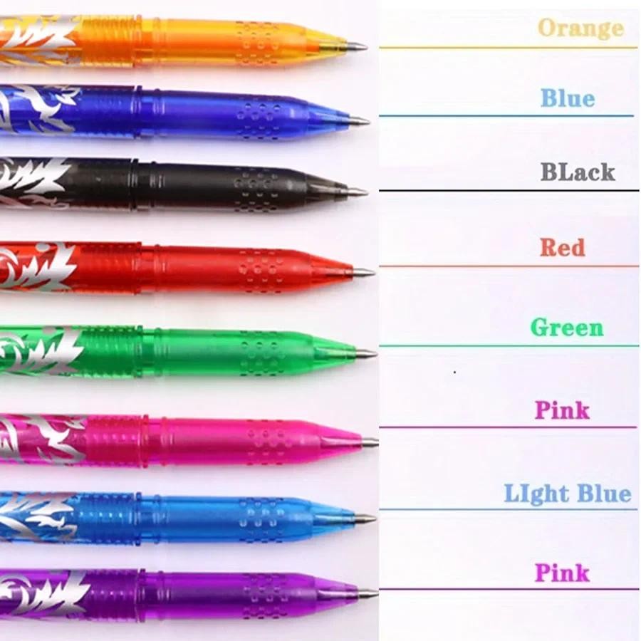 

6 Pcs Multi-color Erasable Gel Pen Student Writing Creative Drawing Tools Office School Supply Stationery Hot Erasable Pen
