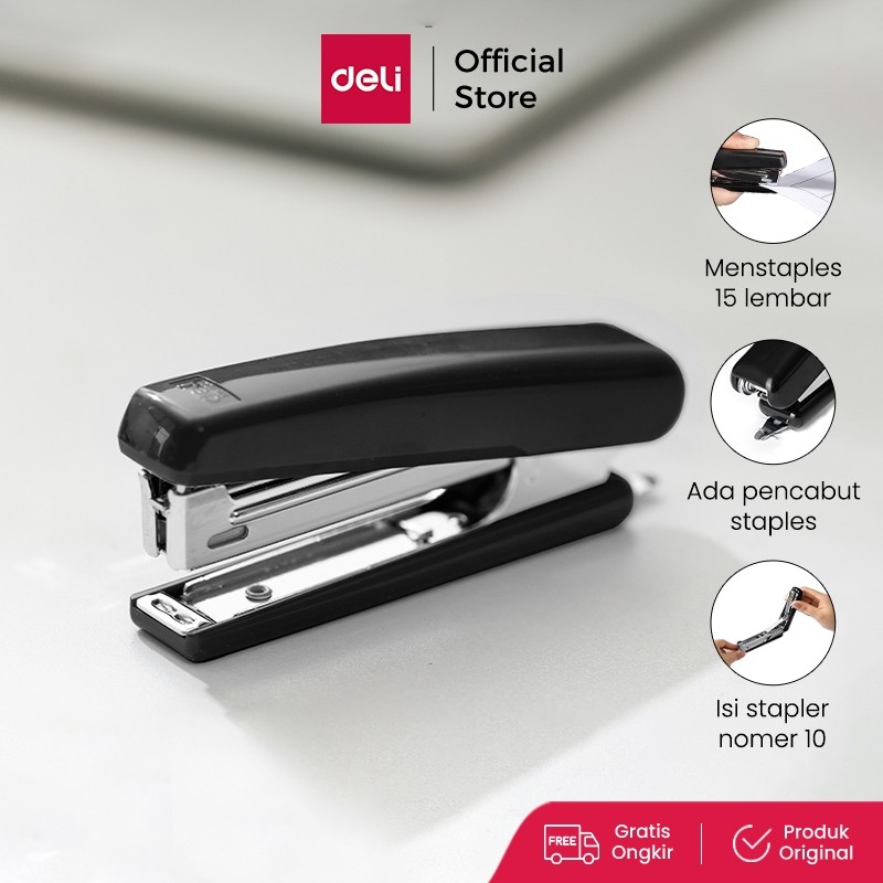 

Deli Stapler #10 15 Sheets hingga 20.000 kali staples E0221