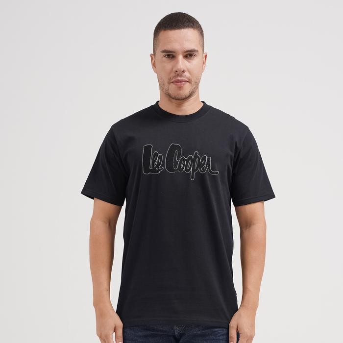 (COD) Lee Cooper T-Shirt Bold Logotype Black - M