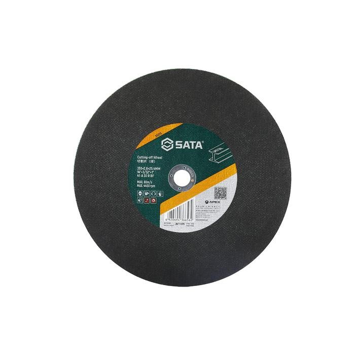 

Sata 55015 Mata Gerinda Potong 355 × 2.6 × 25.4 mm – Cutting-Off Wheel 14