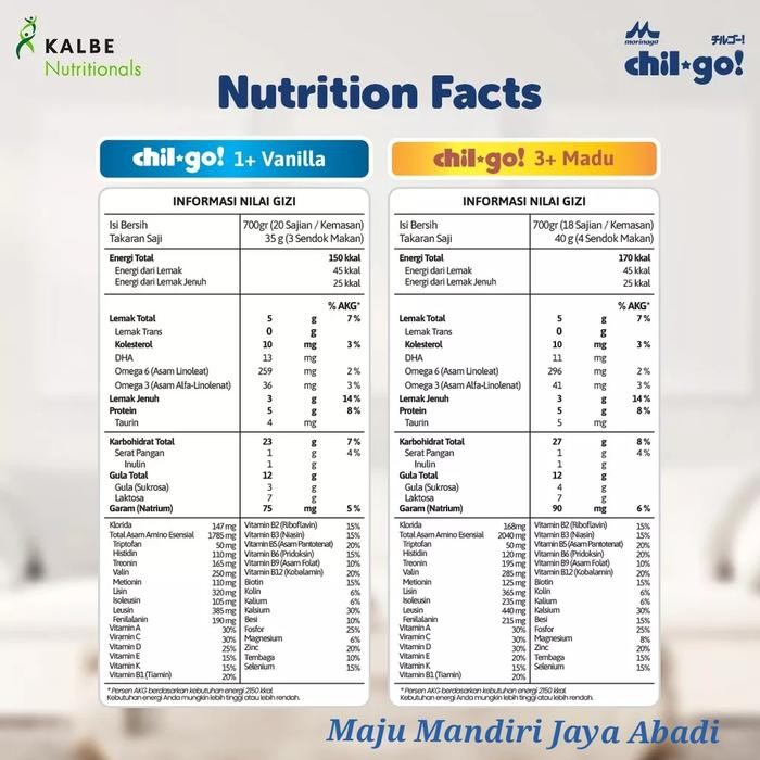 

CHIL GO POWDER 3+ VANILA 1000 gram