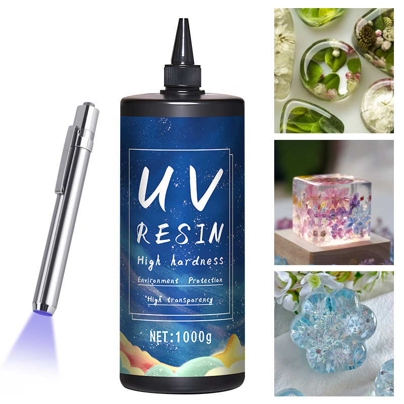 

UV Resin Glue for DIY Jewelry, Epoxy Resin and UV Lamp High Transparency Fast Drying High Hardness, 20g, 50g, 100g, 250g, 1000g