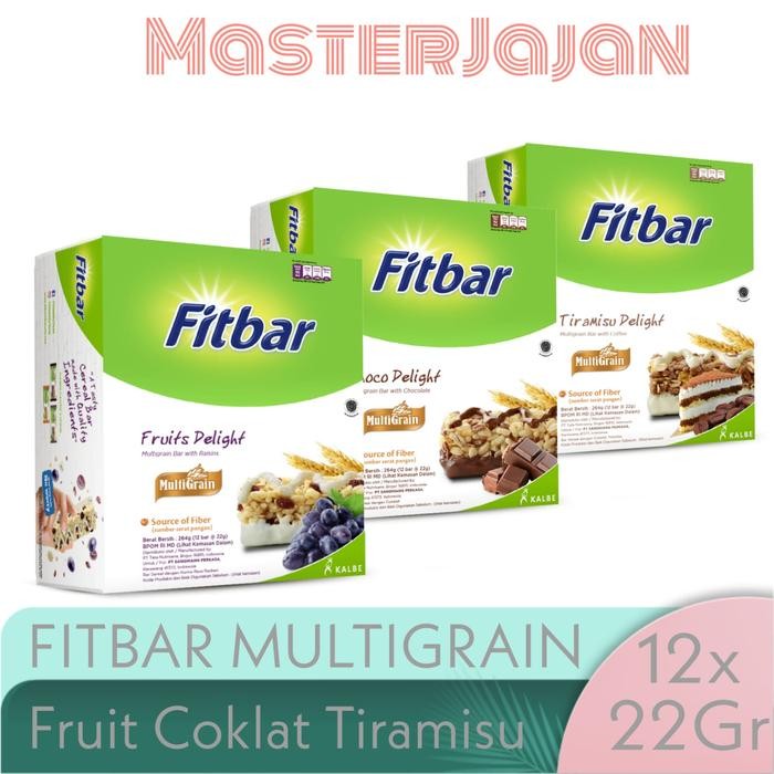 

fitbar 12pcs * 22gr ( 1BOX) (12PCS) - Tiramisu