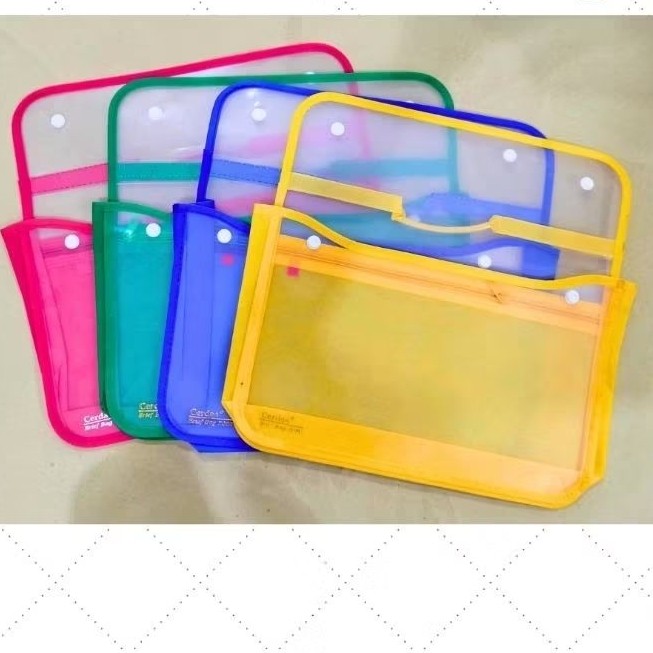 

(Pcs) Map School Bag Kancing Folio warna (min. order 6 Pcs)