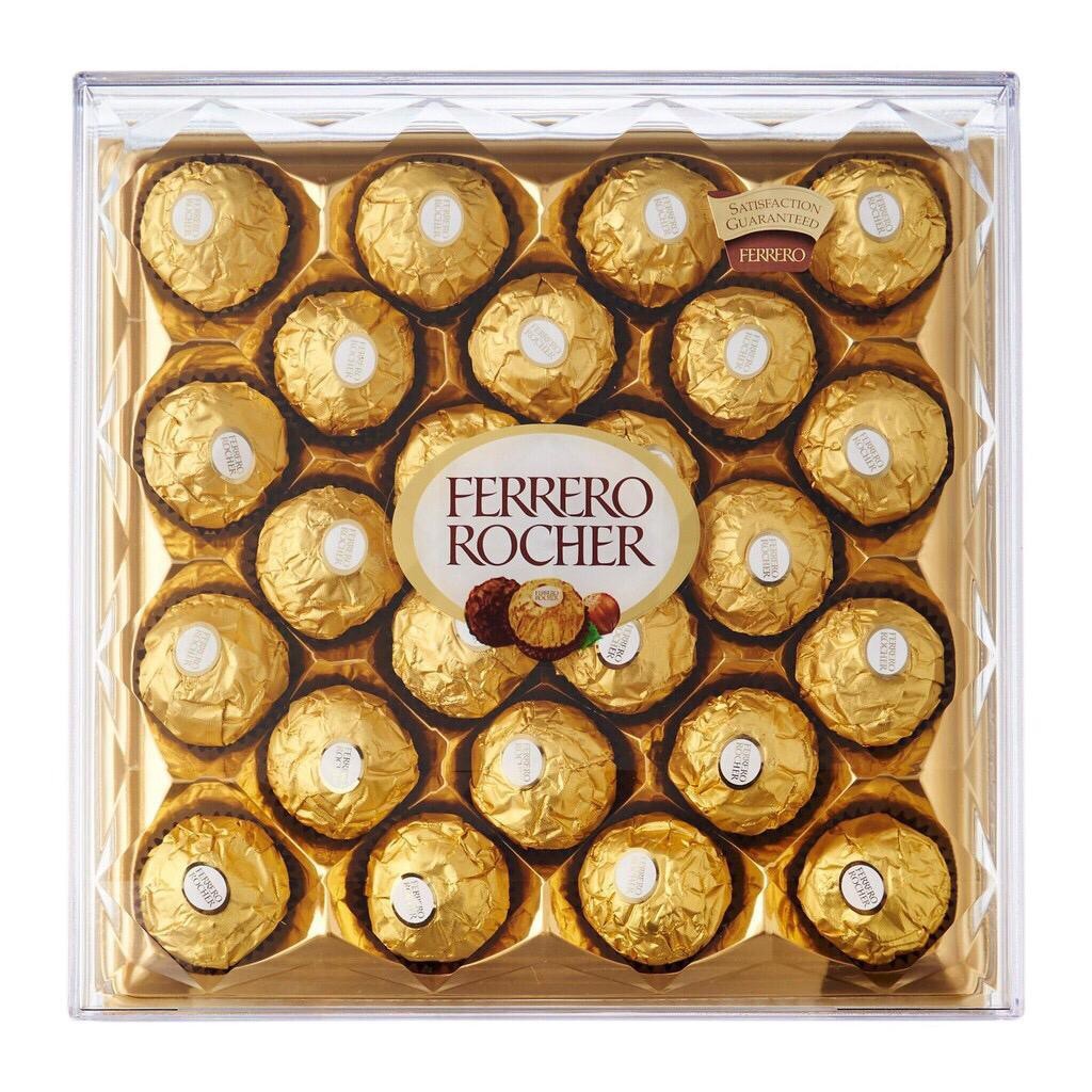 

EXP DES 2025 FERRERO ROCHER T24 ( ISI 24PCS ) COKELAT / FERERO T24 / FERRERO MURAH HALAL