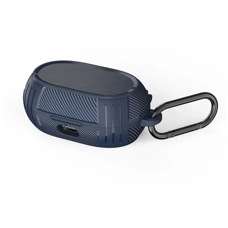 Case for Jabra Elite Active 75T/Elite 7 Pro/ Jabra Elite 7 Active  Luxury Carbon Fiber Armor Protect