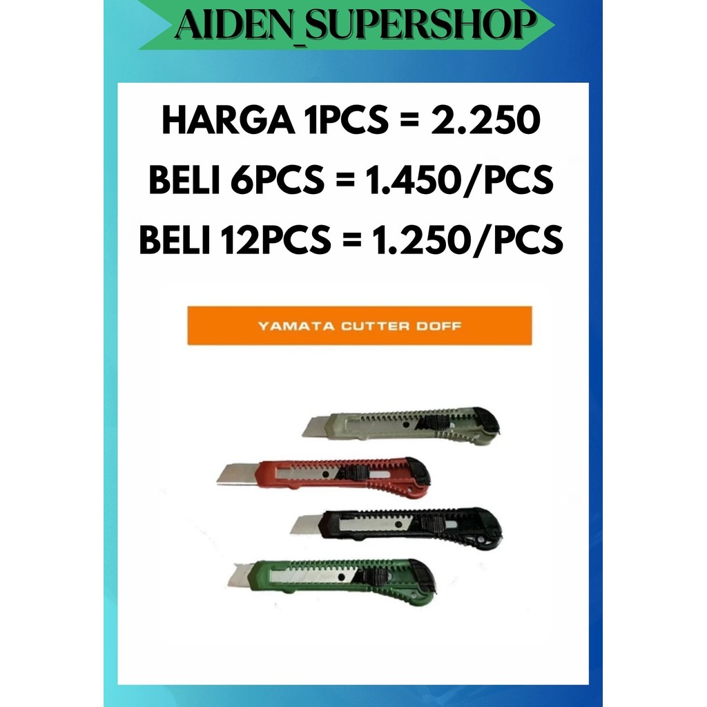 

AS [1 PCS] PISAU CUTTER BESAR L500 KUALITAS PATEN TAJAM TERMURAH MANTAP