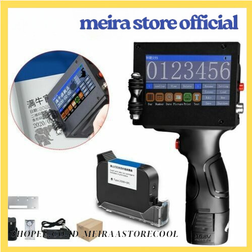 Portable Handheld Smart LCD Date Coder Inkjet Printer Ink Coding Machine