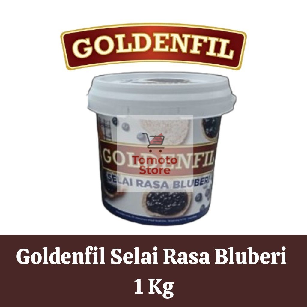 

✨ TOMOTOSTORE ✨ GOLDENFIL Blueberry Jam / Selai Bluberi 1kg / 1 kilogram