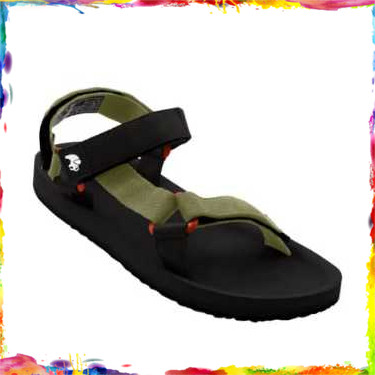 sandal FIPPER TREKKER BLACK / GREEN (FINCH) / BLACK