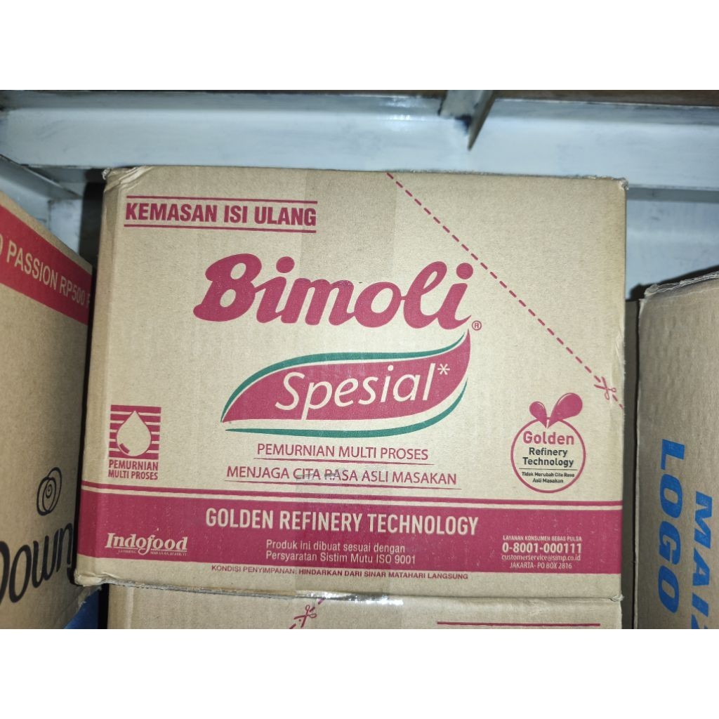 

Bimoli Minyak Goreng 1 liter spesial Refill/1 karton
