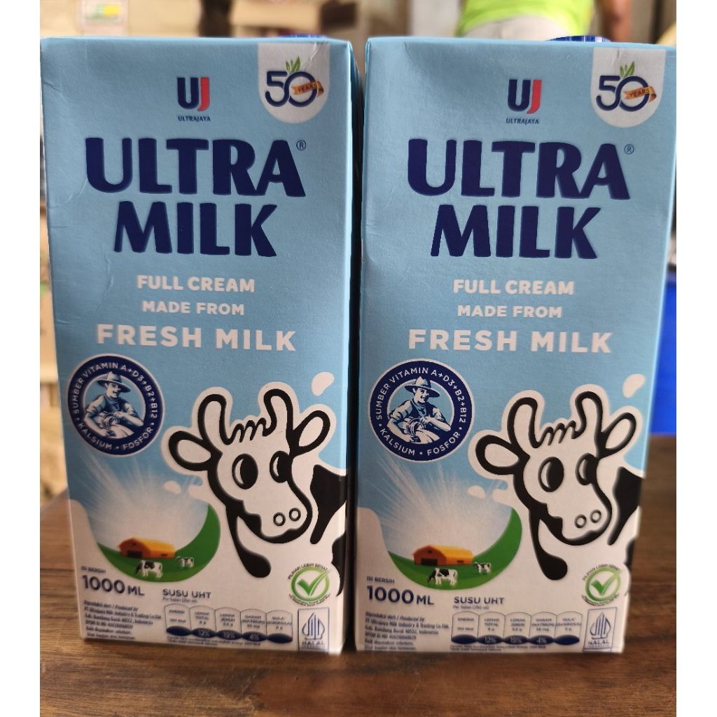 

Susu UHT Ultramilk full cream 1000ml