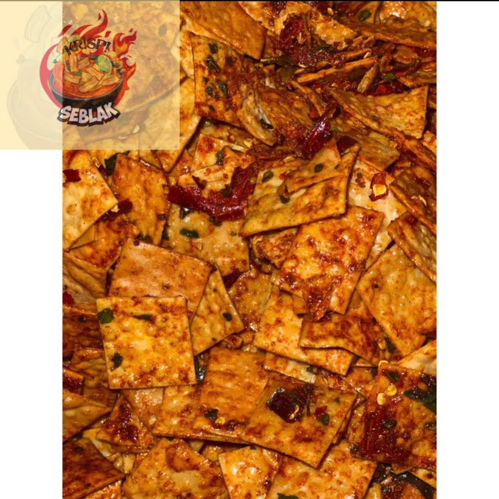 

Seblak krispi Pangsit pedas daun jeruk dan pangsit original daun jeruk 1kg