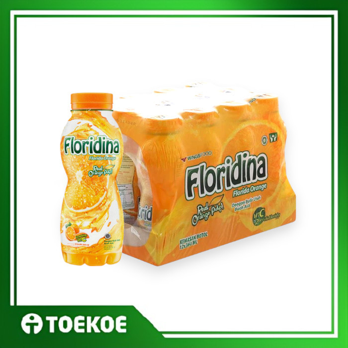 

TOEKOE Floridina Orange 1 Dus 350 ml Isi 12 pcs / Minuman