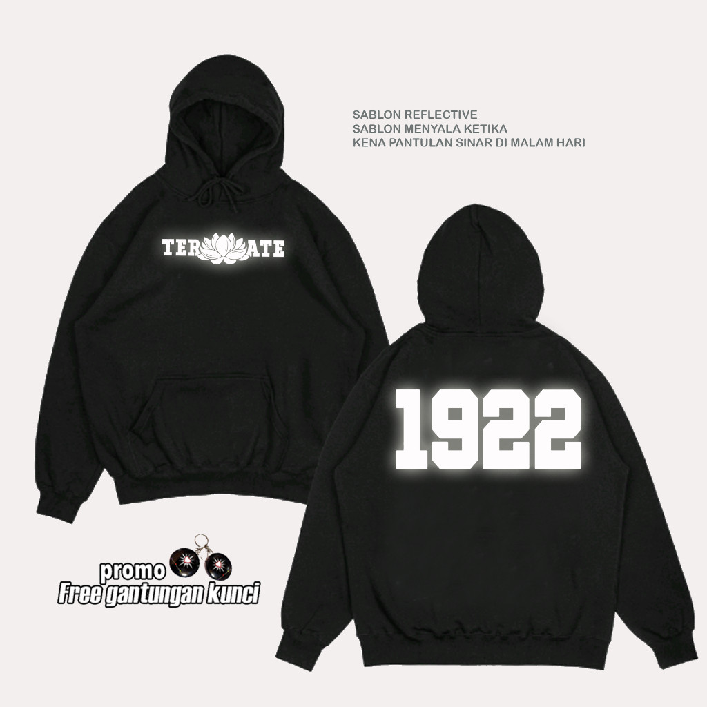 HOODIE PSHT Reflektif 1922  HATI BERSINAR/A117/HOODIE 1922  terate simpel MURAH reflective